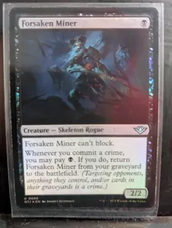 Forsaken Miner Foil 88 OTJ MTG SealedinSleeve - Image 1