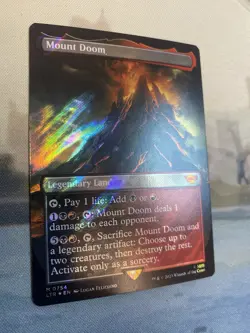 Mount Doom (Borderless) (Surge Foil) Universes Beyond: The Lord of the Rings:... - Image 3