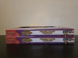 Pokemon TCG Mega Lucario EX Premium Poster Collection Sealed x2 Boxes - Image 2