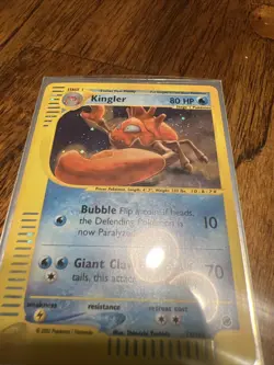 Kingler 15/165 Expedition Holo - Vintage Pokemon TCG Card - Image 4
