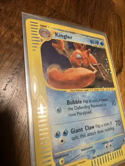 Kingler 15/165 Expedition Holo - Vintage Pokemon TCG Card - Image 5