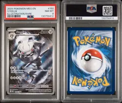 Pokemon TCG Steelix Mega Evolutions Holo Rare Illustration Rare 150/132 PSA 8 - Image 3