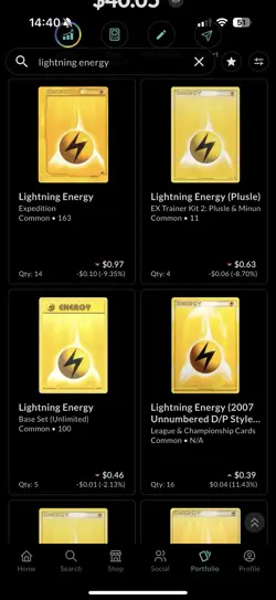 Pokemon Lightning Energy Lot (95+ Cards) | WotC & EX Era | Expedition, Base, EX - Image 2