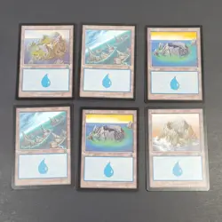 MTG - 6x Island - Mercadian Masques - LP/NM - Vintage - Magic The Gathering - Image 1