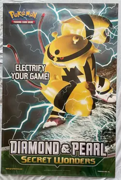 Pokemon TCG Diamond & Pearl Secret Wonders Poster 2007 36" x 24" Electivire - Image 1