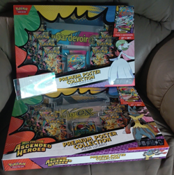 Pokemon Ascended Heroes Premium Poster Collection Mega Lucario/Gardevoir Bundle! - Image 1