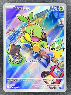 Turtwig 040 First Partner Illustration Collection Series 1 Promo Pokemon - Image 1