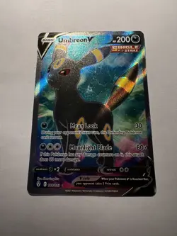 Pokemon TCG Evolving Skies Umbreon V 188/203 Full Art Ultra Rare Holo - Image 3