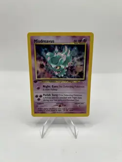 Pokemon TCG Misdreavus 11/64 Neo Revelation Holo Rare Basic English 50 - MP - Image 1