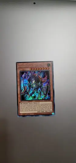 Yugioh Toon Black Luster Soldier BLCR-EN065 Secret Rare 1st Ed NM - Image 1