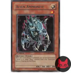 Yugioh Alien Ammonite CRMS-EN039 Rare 1st Edition NM - Image 1