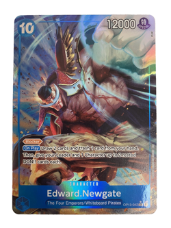 One Piece Edward.Newgate Alternate Art OP13-042 Carrying On His Will Foil Eng - Image 1