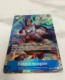 One Piece Edward.Newgate Alternate Art OP13-042 Carrying On His Will Foil Eng - Image 3