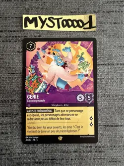 Carte Lorcana Disney TCG Genie 49/204 Legendaire Chapitre 5 Francais Exc - Image 1