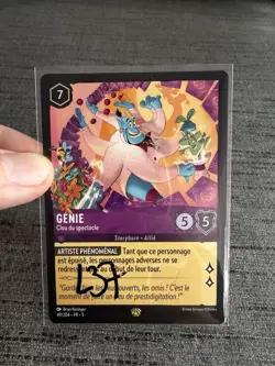 Carte Lorcana Disney TCG Genie 49/204 Legendaire Chapitre 5 Francais Exc - Image 5