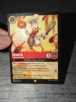 Carte Lorcana Disney TCG Donald 107/204 Legendaire Chapitre 5 Francais Exc - Image 3