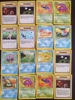 Lotto 79 Carte Pokemon Set Base Jungle Fossil Gym Challenge Rocket Neo Genesis E - Image 2