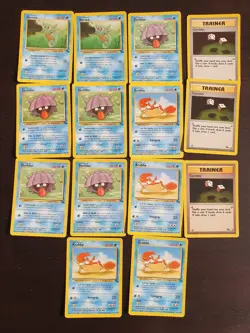 Lotto 79 Carte Pokemon Set Base Jungle Fossil Gym Challenge Rocket Neo Genesis E - Image 4