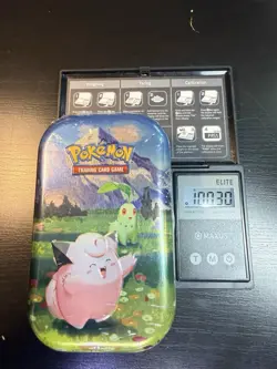100.30 gram VERY HEAVY! - Pokemon Ascended Heroes Mini Tin - Possible GOD PACKU - Image 1