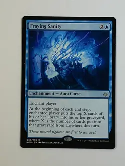 MTG - Fraying Sanity - Hour of Devastation - NM - Rare - Magic The Gathering - Image 2