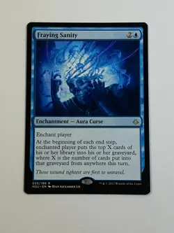 MTG - Fraying Sanity - Hour of Devastation - NM - Rare - Magic The Gathering - Image 3