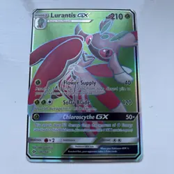 Pokemon TCG Lurantis GX Sun Moon 150/149 Holo Secret Rare Near Mint Condition - Image 1