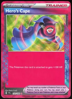 HERO'S CAPE 152/162 ACE SPEC Rare TEMPORAL FORCES Pokemon Near Mint - Image 1