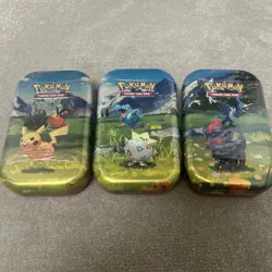 3 x Pokemon TCG Mega Evolution Ascended Heroes Mini Tin - SEALED ✅ - Image 1