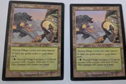2 X MTG Treetop Village Urza's Legacy. Magic The Gathering. 1x LP/Ex 1x Mp - Image 1