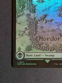 MTG - 1x Swamp Foil Full Art 277 - NM - Lord of the Rings: Tales of Middle Earth - Image 3
