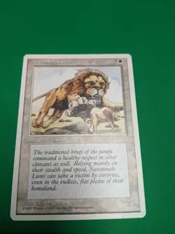 Savannah Lions MTG Core Set 4th Edition Regular - Image 1