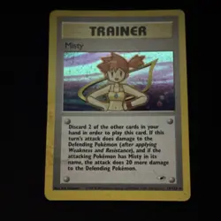 Pokemon Misty 18/132 Trainer Holo Wizards of the Coast English Pokemon TCG - Image 1