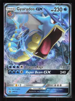Gyarados GX Holo Promo Pokemon SM Promos SM212 NM - Image 1