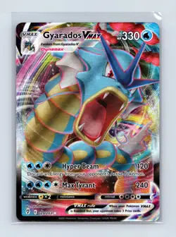Gyarados VMAX 029/203 Holo VMAX Rare Evolving Skies Pokemon Near Mint - Image 1
