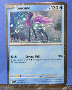 Suicune #26/94 Cosmos SWIRL Holo Pokemon Phantasmal Flames PFL - read - Image 1