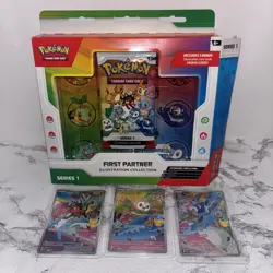 Pokemon Rowlet, Litten & Popplio First Partner Illustration Collection Promo Set - Image 2