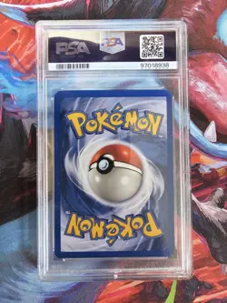 DARK ALAKAZAM 1/82 HOLO RARE UNLIMITED PSA 8 2000 POKEMON ROCKET - Image 2