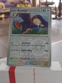 BRAVIARY 078/086 SV: BLACK BOLT REVERSE HOLO POKEMON TCG NMT+ - Image 1