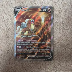 Entei V - GG36/GG70 - Pokemon Crown Zenith Galarian Gallery Ultra Rare NM - Image 1