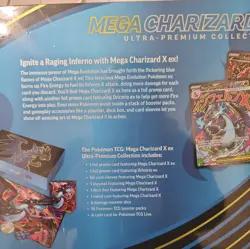 Pokemon Mega Charizard X ex Ultra Premium Collection Box Sealed New UPC - Image 2