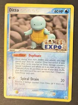 Pokemon - Ditto Games Expo 2007 64/113 EX Delta Species Stamped Very Rare - Image 1