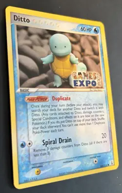 Pokemon - Ditto Games Expo 2007 64/113 EX Delta Species Stamped Very Rare - Image 3