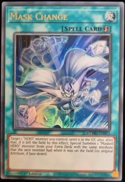 Yugioh Mask Change MZMU-EN071 Ultra Rare 1st Edition NM - Image 1