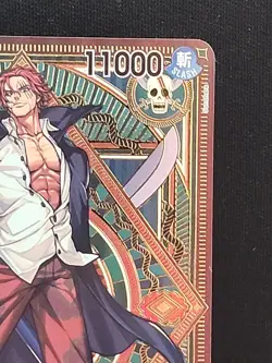 One Piece Shanks (SP) OP 11 ST16-004 A Fist of Divine Speed Foil Mint - Image 3