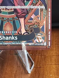 One Piece Shanks (SP) OP 11 ST16-004 A Fist of Divine Speed Foil Mint - Image 5