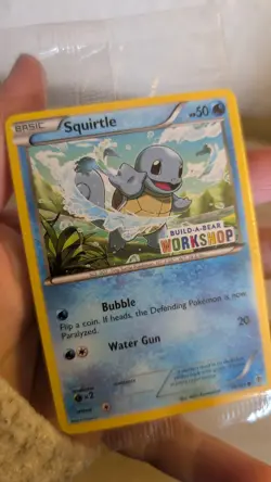 Pokemon Squirtle 14/101 Build-A-Bear Workshop Stamped Promo Card New & Sealed - Image 3