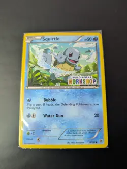 Pokemon Squirtle 14/101 Build-A-Bear Workshop Stamped Promo Card New & Sealed - Image 1