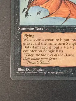 MTG - 1x Sengir Bats - Homelands - NM/LP - Vintage 1995 - Magic The Gathering - Image 3