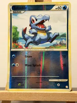 Totodile 86/123 - Reverse Holo - HGSS Base set 2010 Pokemon - Image 1
