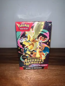 Pokemon TCG Mega Evolution Ascended Heroes Booster Bundle 6 Pack New Sealed - Image 1